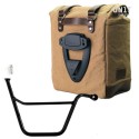 Alforja lateral scram canvas 22l-30l + subchasis derecho triumph t100 bonneville (2001-2016)