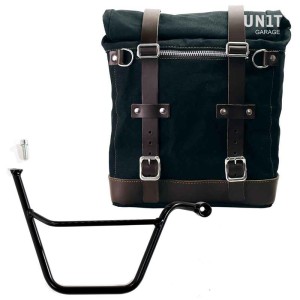 Alforja lateral scram canvas 22l-30l + subchasis derecho triumph t100 bonneville (2001-2016)