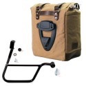 Alforja lateral scram canvas 22l-30l + subchasis derecho triumph t100 (2017 hasta ahora)