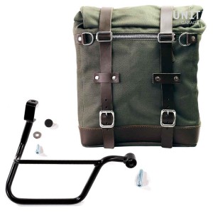 Alforja lateral scram canvas 22l-30l + subchasis derecho triumph t100 (2017 hasta ahora)