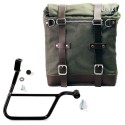 Alforja lateral scram canvas 22l-30l + subchasis derecho triumph t120 (2016 en adelante)