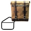 Alforja lateral scram en canvas 22l-30l + subchasis derecho triumph trident 660