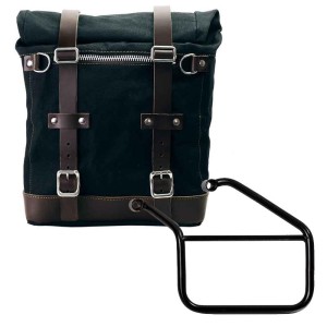 Alforja lateral scram en canvas 22l-30l + subchasis izquierdo triumph trident 660