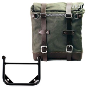 Alforja lateral scram en canvas 22l-30l + marco universal