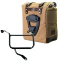 Alforja lateral scram en lona 22l-30l + subchasis derecho yamaha