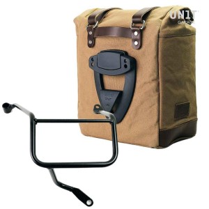 Alforja lateral scram en lona 22l-30l + subchasis derecho yamaha