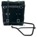 Alforja lateral scram en lona 22l-30l + subchasis izquierdo yamaha