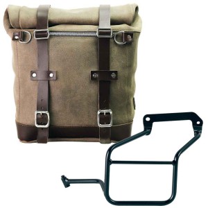 Bolsa lateral scram en serraje 22l-30l + bastidor aprilia tuareg 660 izquierda