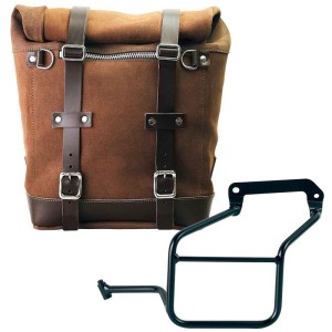 Bolsa lateral scram en serraje 22l-30l + bastidor aprilia tuareg 660 izquierda