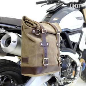 Alforja scram 22l-30l en serraje + ducati scrambler 1100 marco derecho