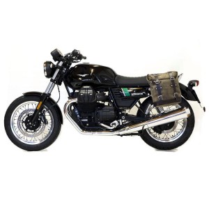 Alforja scram 22l-30l en serraje + chasis izquierdo guzzi v7