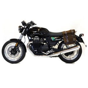 Alforja scram 22l-30l en serraje + chasis izquierdo guzzi v7