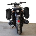 Sidebag scram en serraje 22l-30l + marco derecho moto guzzi v7 euro5