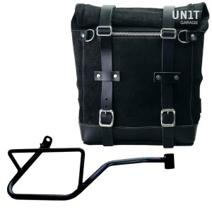 Sidebag scram en serraje 22l-30l + marco derecho moto guzzi v7 euro5