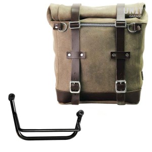Alforja scram 22l-30l en serraje + chasis derecho guzzi v85 tt
