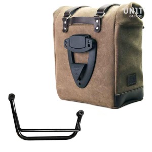 Alforja scram 22l-30l en serraje + chasis derecho guzzi v85 tt