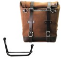 Alforja scram 22l-30l en serraje + chasis derecho guzzi v85 tt