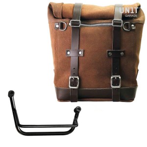 Alforja scram 22l-30l en serraje + chasis derecho guzzi v85 tt