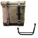 Alforja scram 22l-30l en serraje + chasis izquierdo guzzi v85 tt