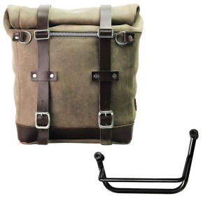 Alforja scram 22l-30l en serraje + chasis izquierdo guzzi v85 tt