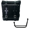 Alforja scram 22l-30l en serraje + chasis izquierdo guzzi v85 tt