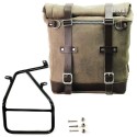 Alforja scram 22l-30l en piel serraje + chasis serie ninet