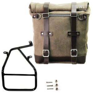 Alforja scram 22l-30l en piel serraje + chasis serie ninet