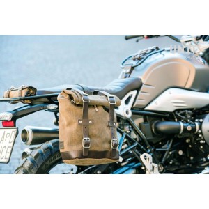 Alforja scram 22l-30l en piel serraje + chasis serie ninet