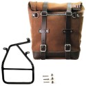 Alforja scram 22l-30l en piel serraje + chasis serie ninet