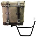 Bolsa lateral scram en piel serraje 22l-30l + cuadro triumph speed twin 900 (2025 en adelante) izquierda