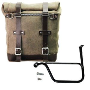 Alforja lateral scram ante encerado 22l-30l + subchasis izquierdo triumph speed twin 1200 (2019 en adelante)