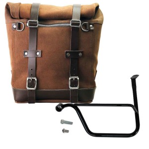 Alforja lateral scram ante encerado 22l-30l + subchasis izquierdo triumph speed twin 1200 (2019 en adelante)