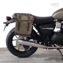 Alforja lateral scram ante encerado 22l-30l + subchasis derecho triumph street twin-speed twin 900 (2016 en adelante)