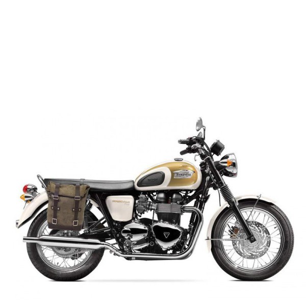 Alforja lateral scram ante encerado 22l-30l + subchasis derecho triumph t100 bonneville (2001-2016)