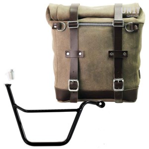 Alforja lateral scram ante encerado 22l-30l + subchasis derecho triumph t100 bonneville (2001-2016)