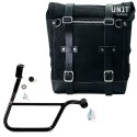 Alforja lateral scram waxed suede 22l-30l + subchasis derecho triumph t100 (2017 en adelante)