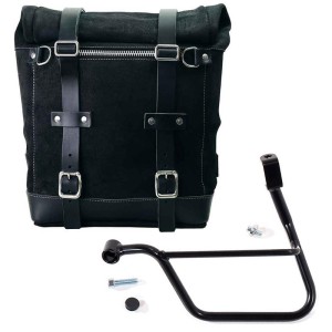 Alforja lateral scram ante encerado 22l-30l + subchasis izquierdo triumph t100 (2017 en adelante)