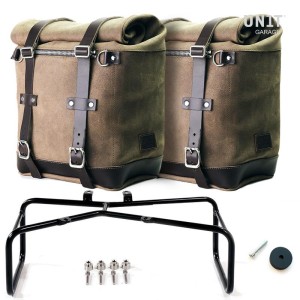 Alforja lateral scram en serraje 22l-30l + marco double ninet