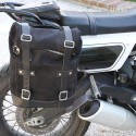 Alforja lateral en serraje + marco derecho ducati scrambler