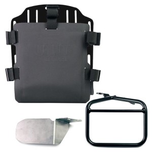 Portabolsa de aluminio con frontal ajustable de hypalon y enganche rápido + marco