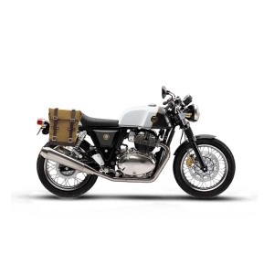 Alforja lateral de lona + subchasis royal enfield
