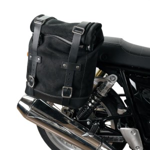 Alforja en serraje + estructura royal enfield
