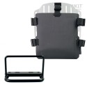 Portabolsa de aluminio con frontal ajustable de hypalon y enganche rápido + marco