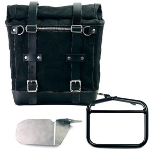 Alforja lateral scram en lona 22l-30l + subchasis derecho ducati scrambler