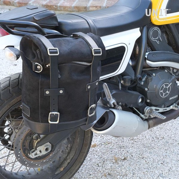 Alforja scram 22l-30l en serraje + chasis ducati scrambler dx