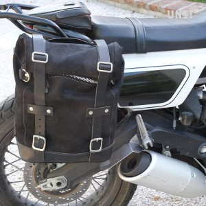 Alforja scram 22l-30l en serraje + chasis ducati scrambler dx