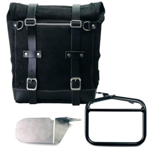 Alforja scram 22l-30l en serraje + chasis ducati scrambler dx