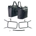 Dos bolsas laterales khali en tpu 35l - 45l + par de placas de aluminio con marcos ninet