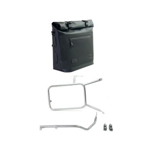 Bolsa lateral khali en tpu 35l - 45l + placa de aluminio con marco derecho ninet