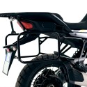 Dos alforjas laterales khali de tpu de 35l - 45l + par de placas de aluminio con marcos para moto guzzi stelvio (a partir de 202